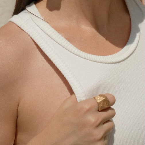 Nou- inel Raw Elegance