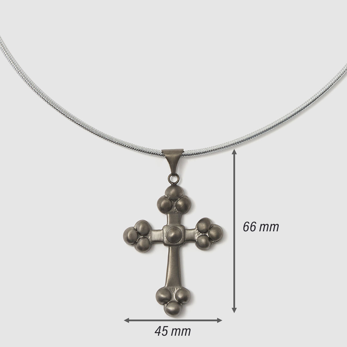 Crossroads of Time, An exquisite bronze cross pendant that beautifully embodies spirituality and style, ideal for layering with other pieces.
Available in black, gold and silver tones.