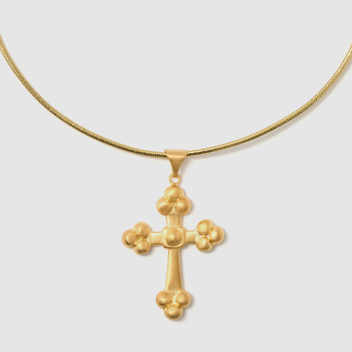 Crossroads of Time, An exquisite bronze cross pendant that beautifully embodies spirituality and style, ideal for layering with other pieces.
Available in black, gold and silver tones.