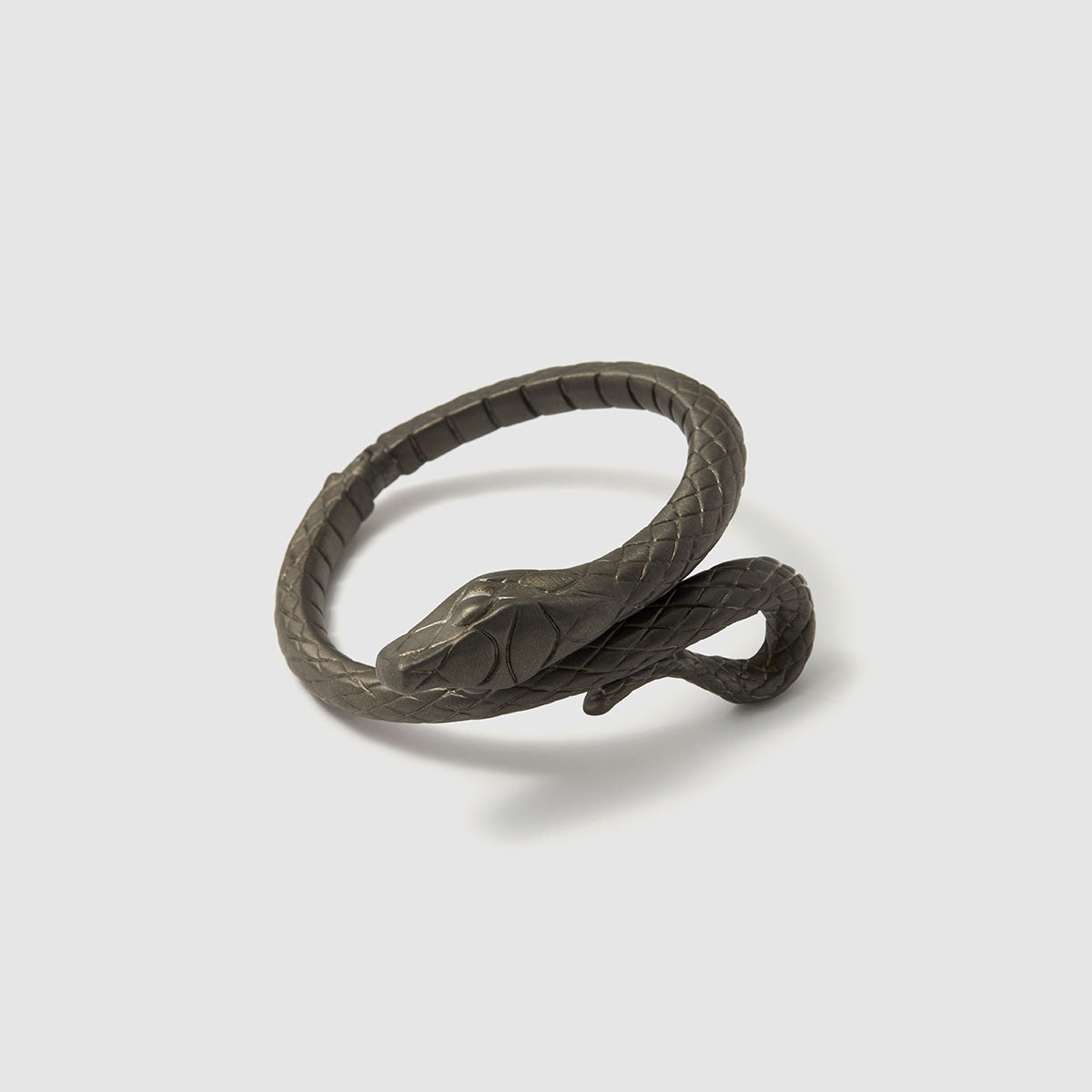 Serpentine Grace, Striking snake wrap bracelet, crafted from bronze, features an intricate design that embodies elegance and a sense of mystique.