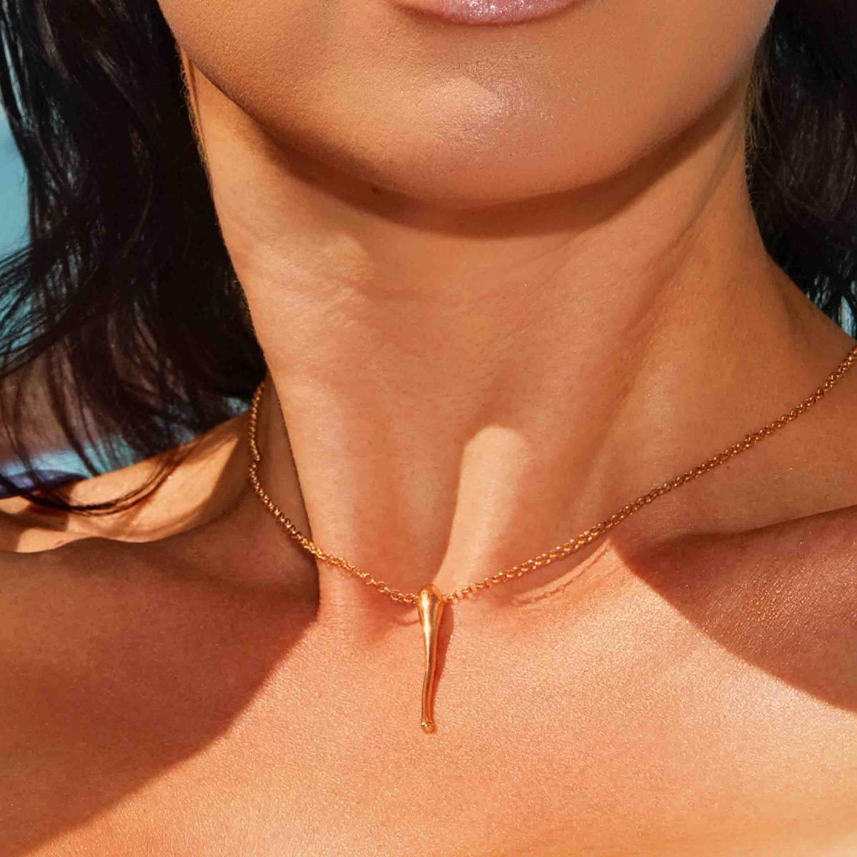 NOU - Colier cu Pandantiv Enchanted Forest - Auriu